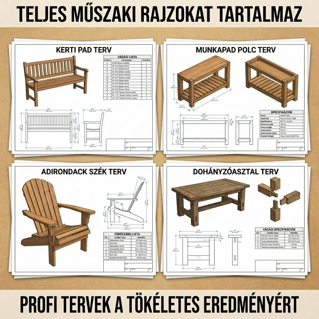 100+ Asztalos Projekt (HU)