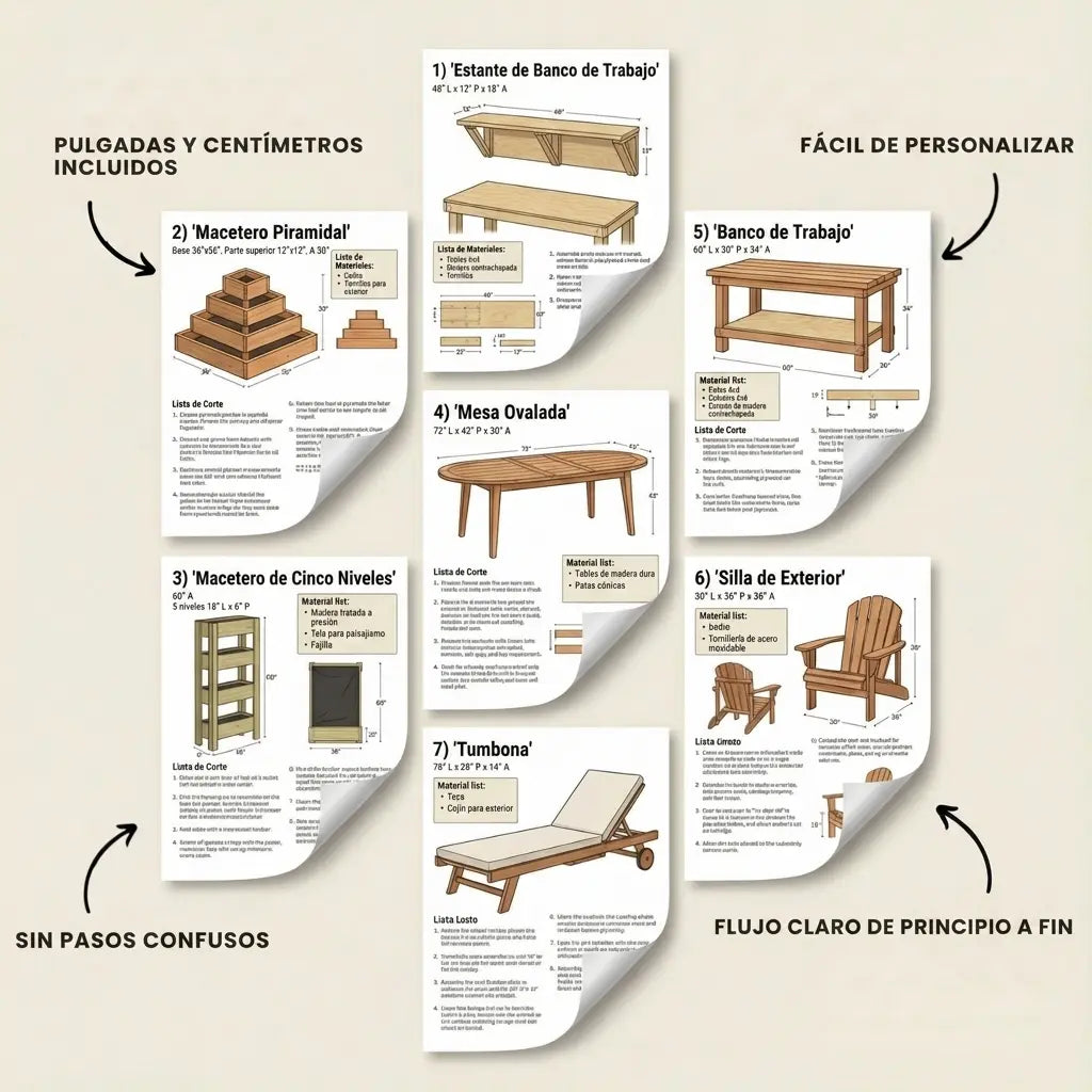 100+ Proyectos de Carpintería