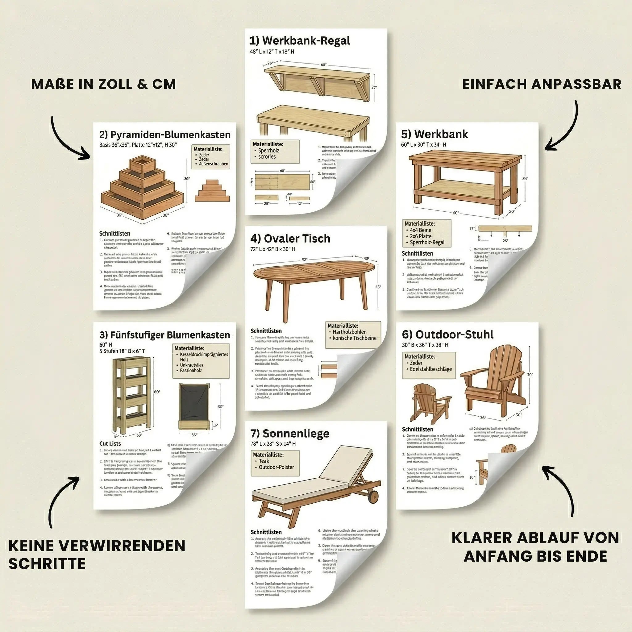 100+ Holzprojekte (DE)