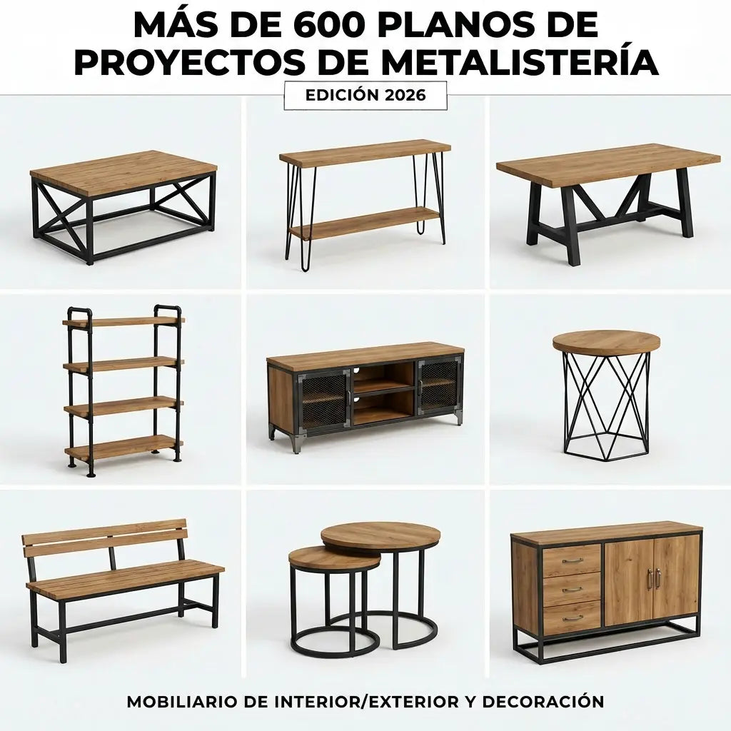 600+ Planos de Proyectos de Metalurgia (ES)