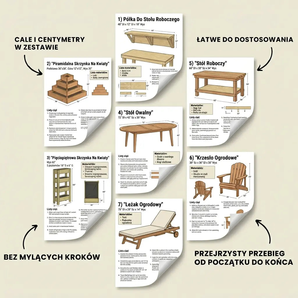 100+ Projektów Stolarskich (PL)