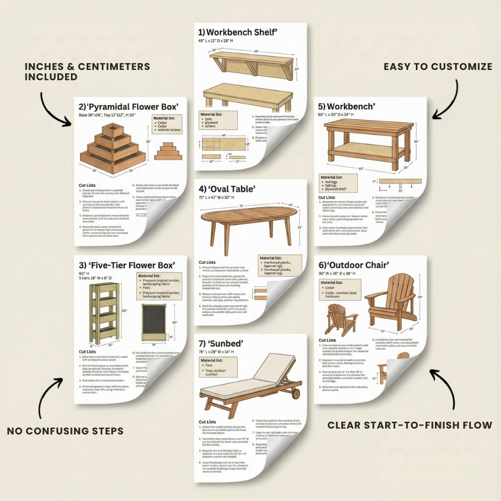The Complete Craftsman Collection - 100+ Woodworking Projects