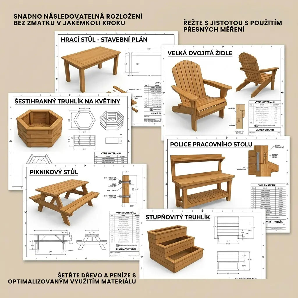 100+ Proyectos de Carpintería (CS)