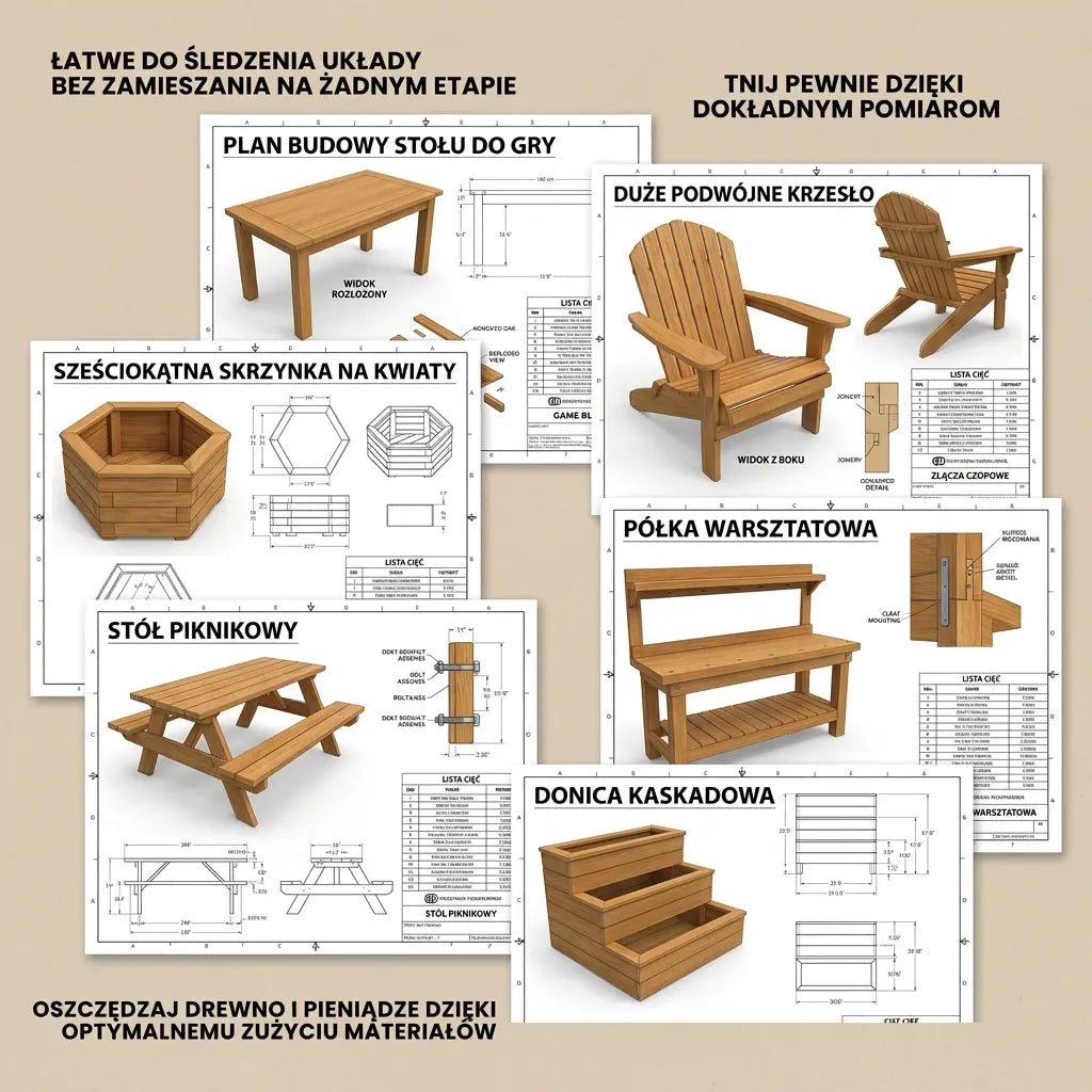 100+ Projektów Stolarskich (PL)