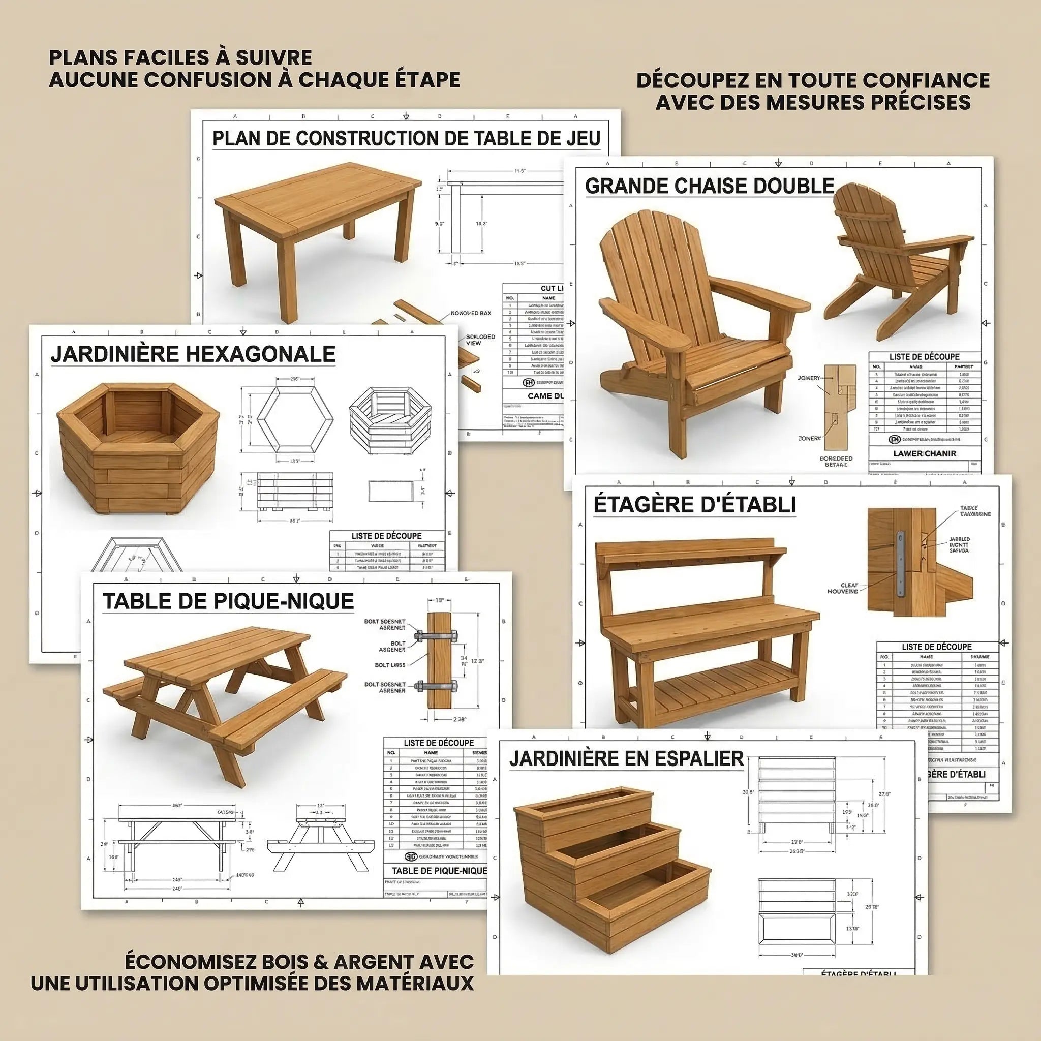 100+ Projets De Menuiserie (FR)