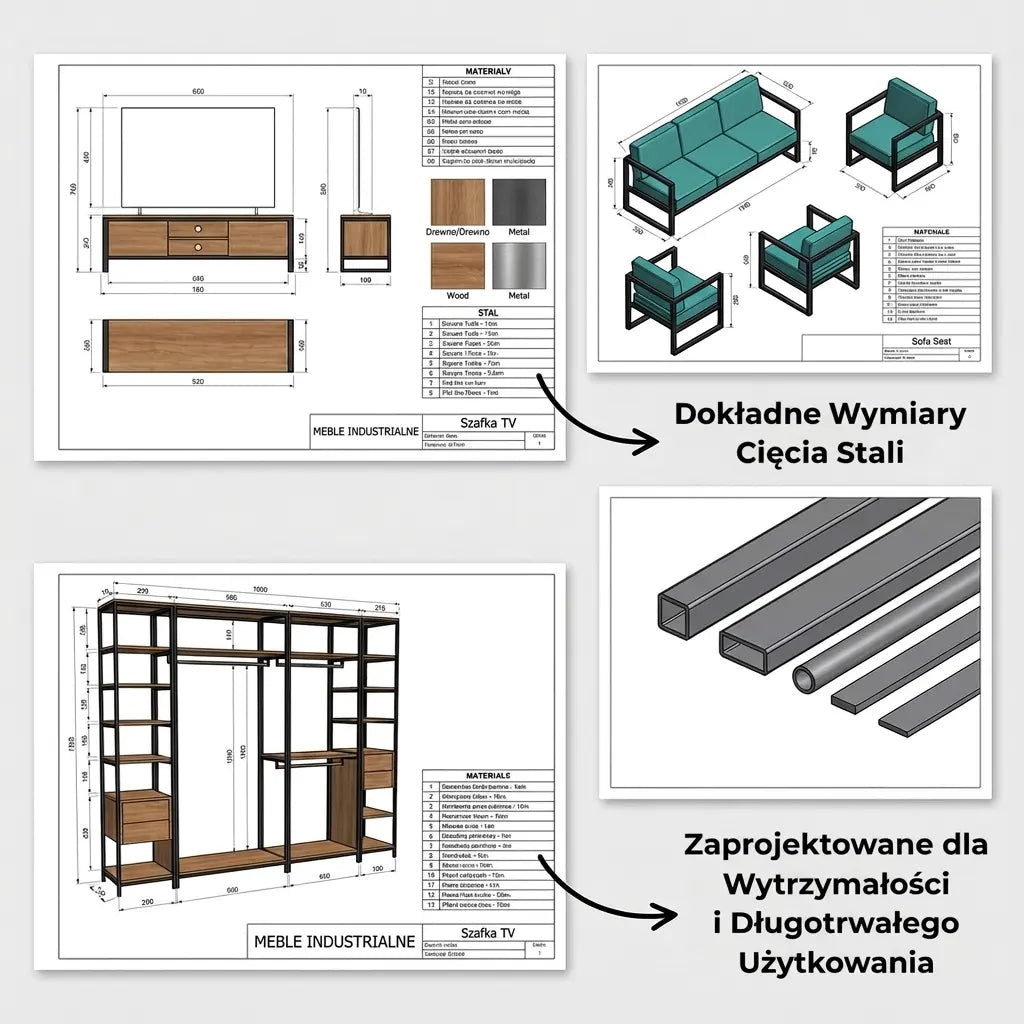 600+ Planów Projektów Metalurgicznych (PL)