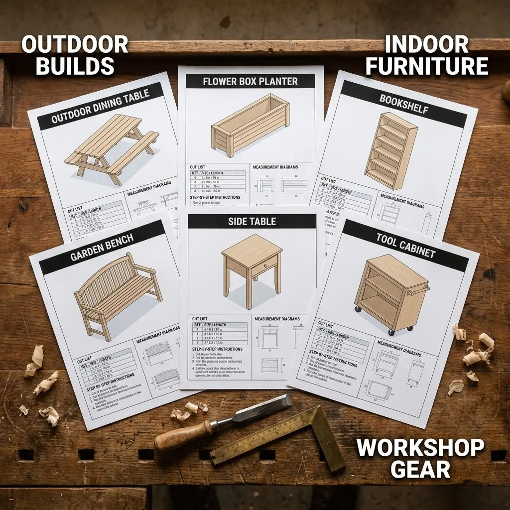 100+ Woodworking Projects
