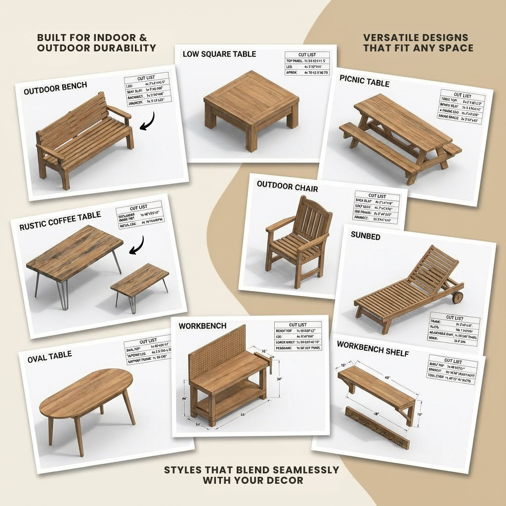 The Complete Craftsman Collection - 100+ Woodworking Projects