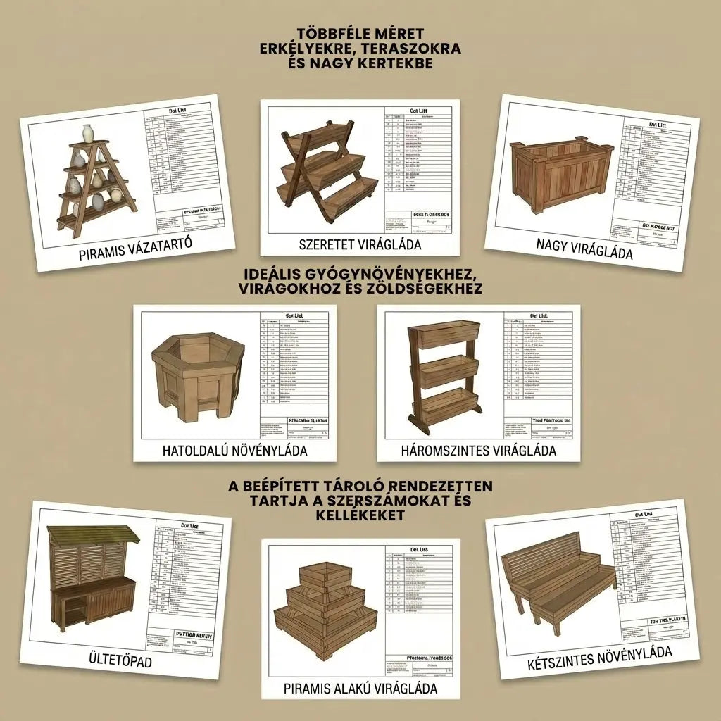 100+ Asztalos Projekt (HU)