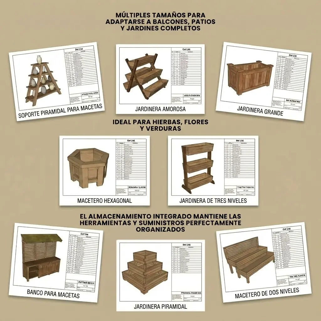 100+ Proyectos de Carpintería (ES)
