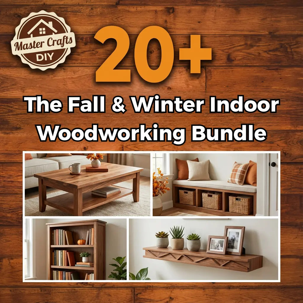 20+ Fall & Winter Indoor Woodworking Projects