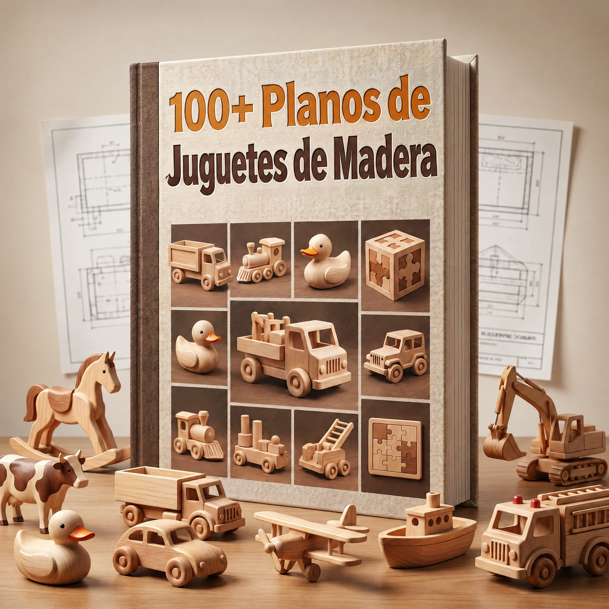 100+ Planos de Juguetes de Madera