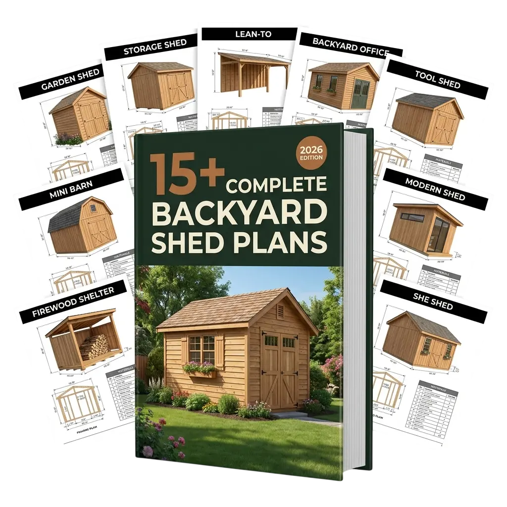 15+ Complete Backyard Shed Plans