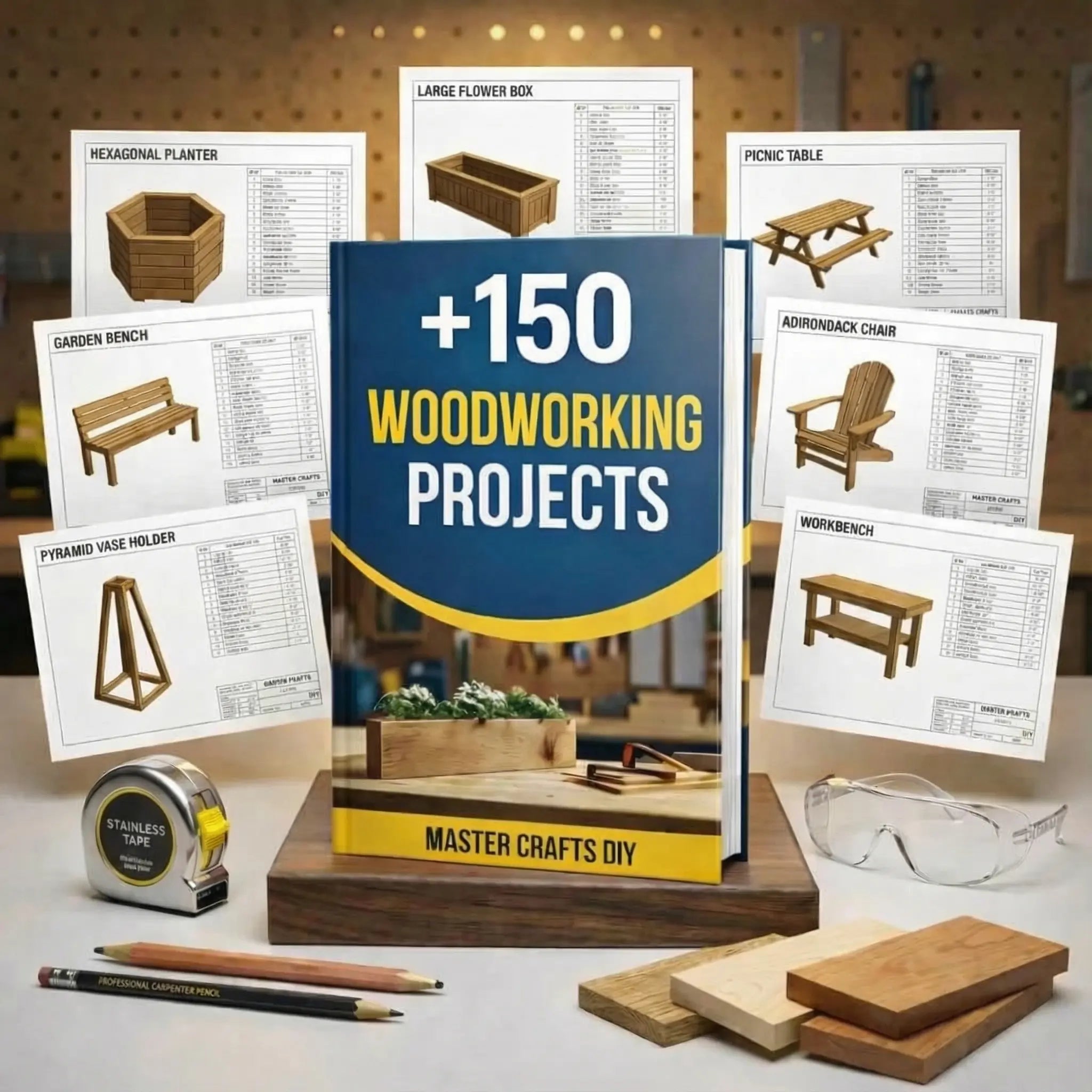 150+ Woodworking Projects