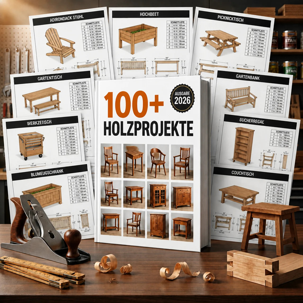 100+ Proyectos de madera (DE)