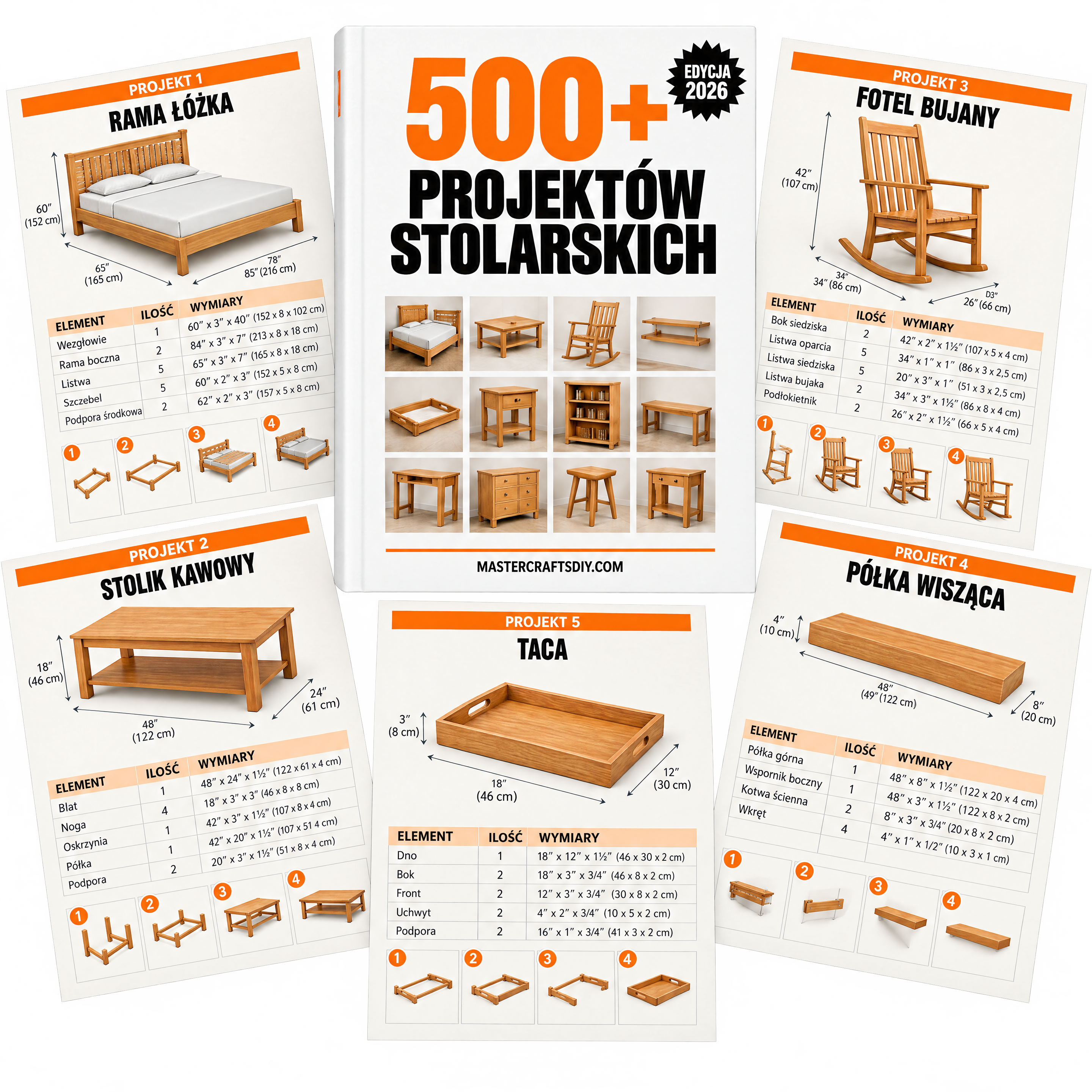 500+ Projektów Stolarskich, edycja 2026