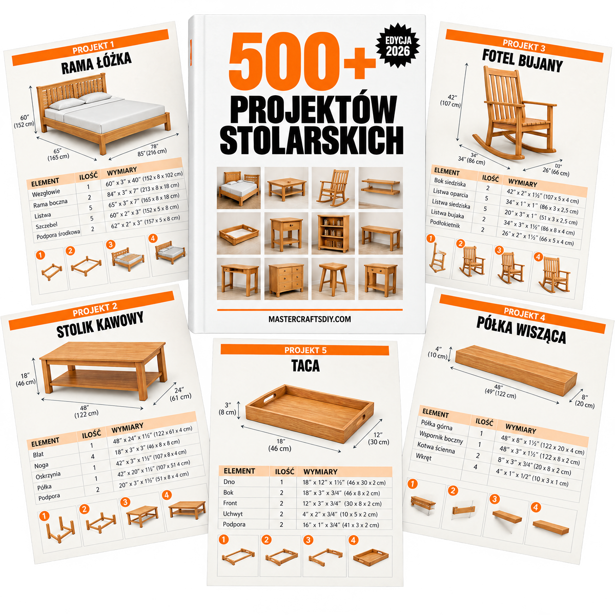 500+ Projektów Stolarskich, edycja 2026